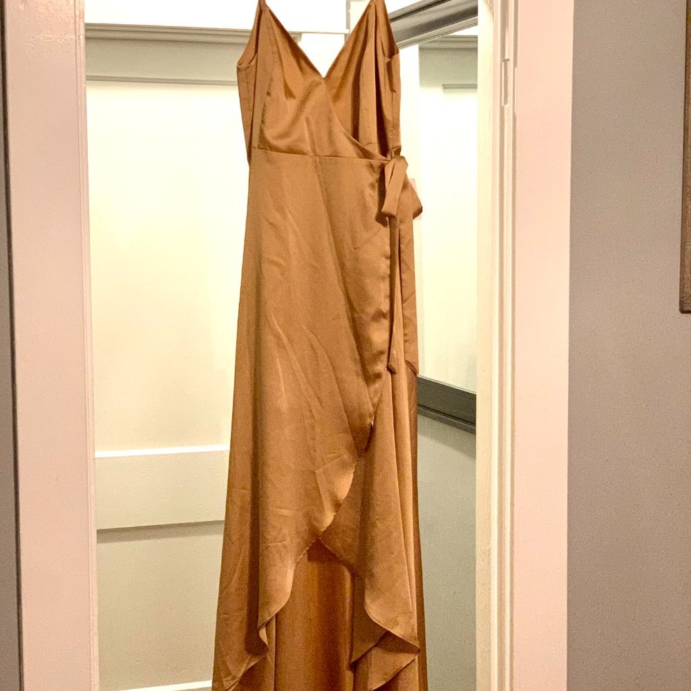 New Gold Show Me You Mumu Dress